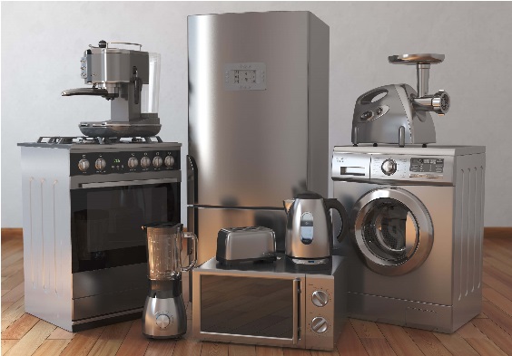 Illustration of home appliances as representative motor-control applications