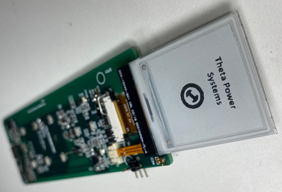 Theta e-paper interface and its embedded electronics